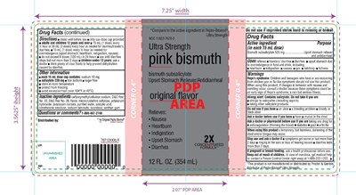 Rite Aid Ultra Stomach Relief 354 mL (337 Sd Pink Bismuth Image)